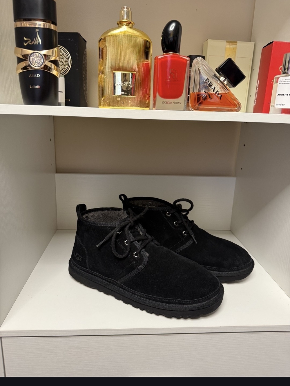 UGG Men's Black Suede Chukka Boots